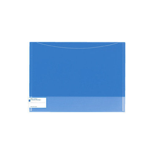 クリヤーホルダー２ポケットエンベロープＡ４横ＤＢ画像