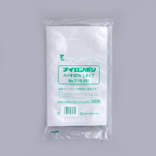 福助工業 真空袋 ナイロンポリ バイオ10％ Lタイプ No.7(15-25)画像