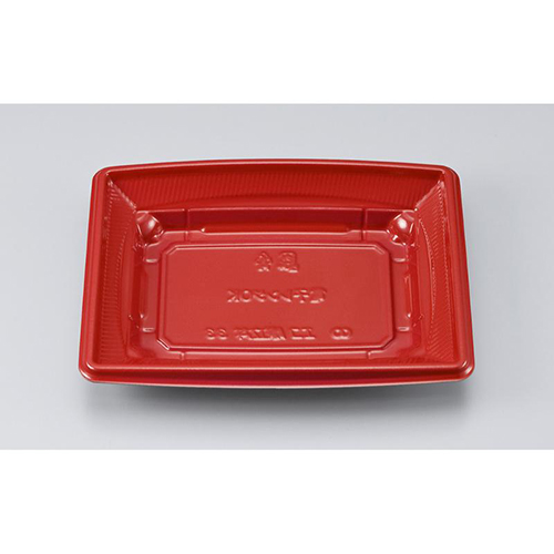 シーピー化成 どんぶり容器 エコ際立丼33 朱 本体画像