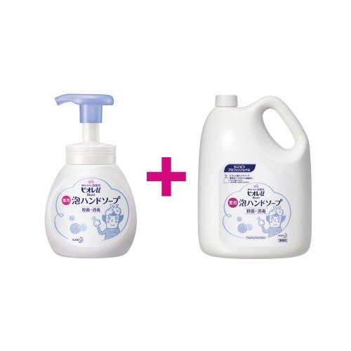 ビオレ泡ハンドソープ　本体＋業務用詰替セット画像