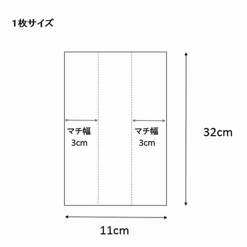 詰め合わせに便利！サイドガゼット付きのポリ袋