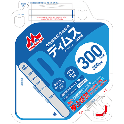 ﾃﾞｨﾑｽ ｱｾﾌﾟﾊﾞｯｸﾞ ﾊﾞﾆﾗ風味 300kcal 300ml 1ｾｯﾄ(20ﾊﾟｯｸ)画像