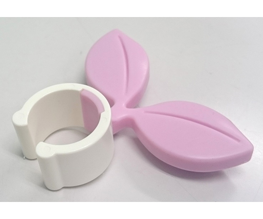 杖やすめ　リーフ　ピンク　6個入画像