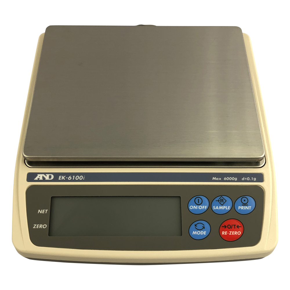 コンパクト電子天びん EK-iシリーズ ひょう量:6000g 最小表示:0.1g画像