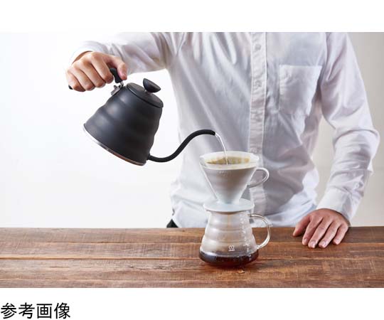 V60コーヒードリップケトル・ヴォーノ 真上から見た状態で注ぎ口が目立つデザイン
