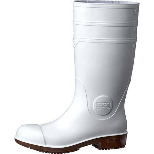 JIS規格 超耐滑安全長靴 NHG1000ｽｰﾊﾟｰ ﾎﾜｲﾄ 27.5cm 1足画像