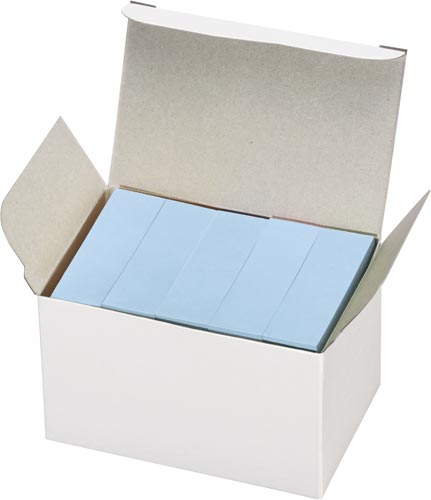 再生紙ふせん＜Ｋ２＞５０×１５ｍｍ　青　２５冊画像