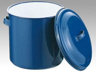 ホーローキッチンポット手付 27cm画像