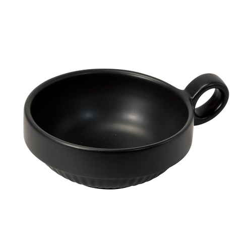 とんすい スープカップにも使える取っ手付とんすい 黒画像