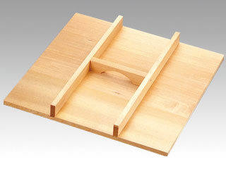 中華用品 木製 角セイロ用 手付蓋(サワラ材)45cm用画像