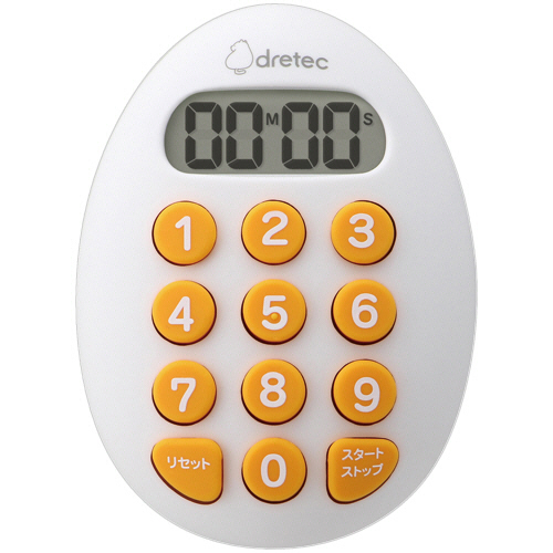 たまご型10ｷｰﾀｲﾏｰ ﾎﾜｲﾄ 1個