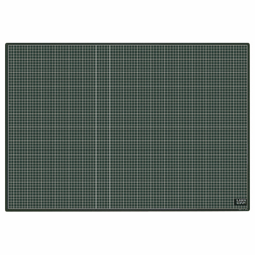 ｶｯﾃｨﾝｸﾞﾏｯﾄ 再生PVC製 両面使用 900×620×3mm 黒/黒 1枚