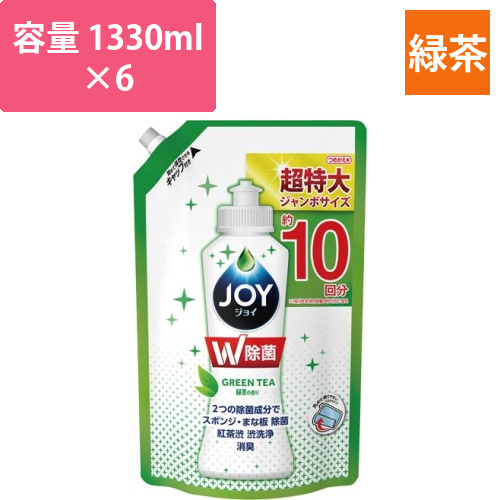 除菌ジョイコンパクト　緑茶　詰替　1330ml×6画像