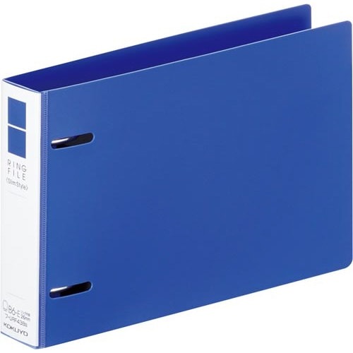 リングファイル＜スリム＞Ｂ６Ｅ・２２０青×１０画像