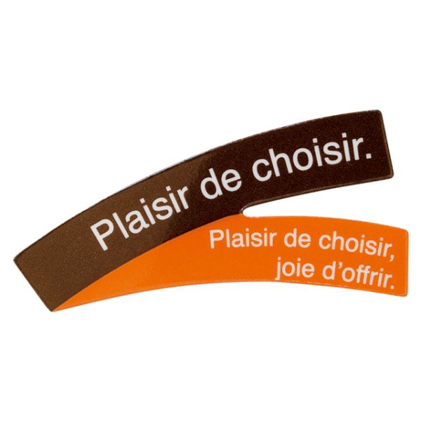 スウィーツ用品 カフェオレケーキピック ブラウン-1(100枚) ヘッズ画像