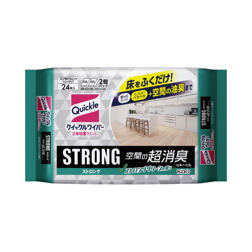 クイックル立体吸着ＷＳ　ストロング　消臭ＥＸ２４枚画像