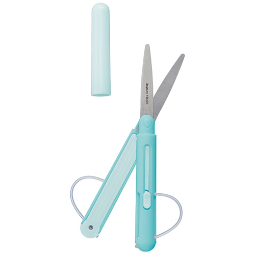 ﾍﾟﾝｶｯﾄ ﾍﾟﾝ型はさみ ﾌﾞﾙｰ 1本画像