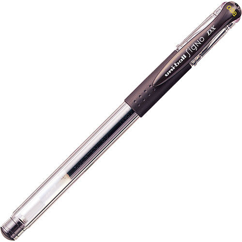 ゲルインクボールペン　ユニボール　シグノ　極細　0.38mm　ブラウンブラック　1本