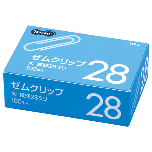 ｾﾞﾑｸﾘｯﾌﾟ 大 28mm ｼﾙﾊﾞｰ 1箱(100本)