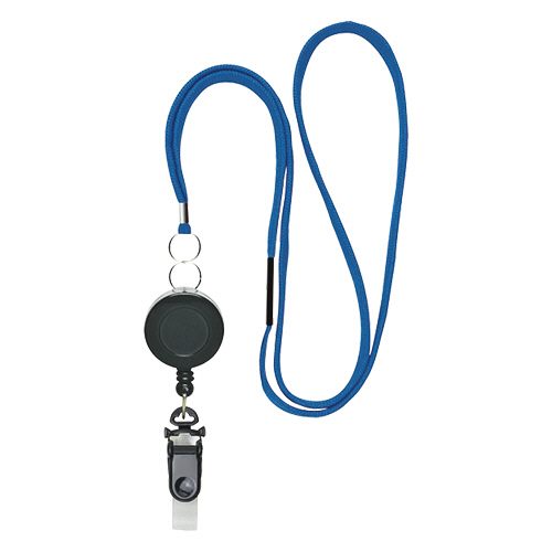 ﾘｰﾙ式吊り下げひも 青 1本画像