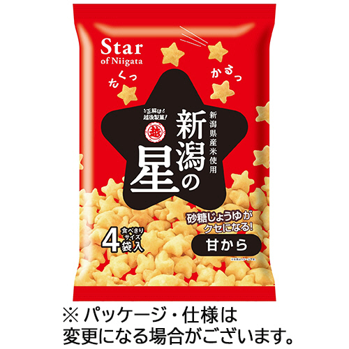 新潟の星 甘から 80g(20g×4袋) 1ﾊﾟｯｸ画像