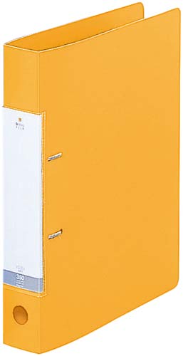 Ｄリング２穴ファイル　黄Ａ４縦背幅４６ｍｍ１０冊画像