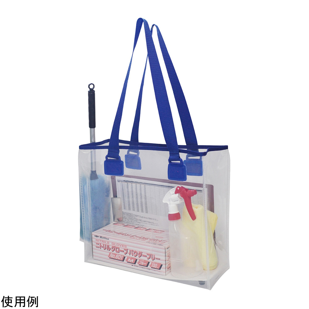 透明トートバッグ画像