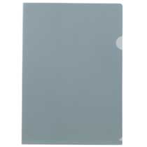 ｶﾗｰｸﾘｱﾌｫﾙﾀﾞｰ A4 ｸﾘｽﾀﾙｸﾞﾚｰ 1ﾊﾟｯｸ(10枚)画像