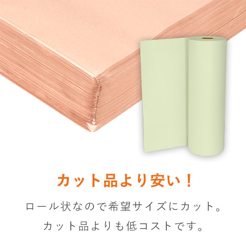 使用量がわかりやすい！ミシン目入りのボーガスペーパー緩衝材