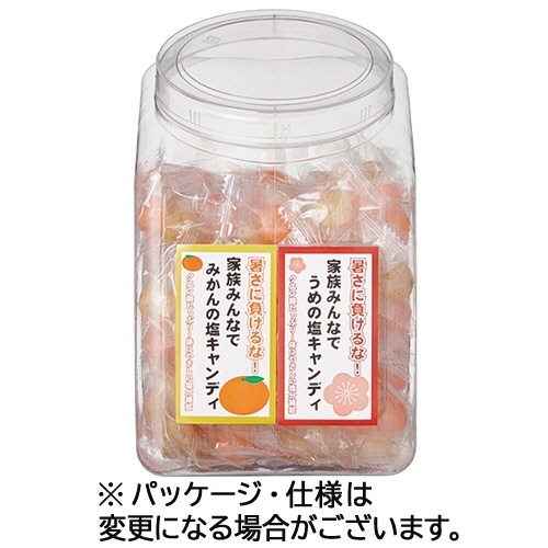 ボトル入 うめの塩・みかんの塩キャンディミックス 900g 1ケース画像