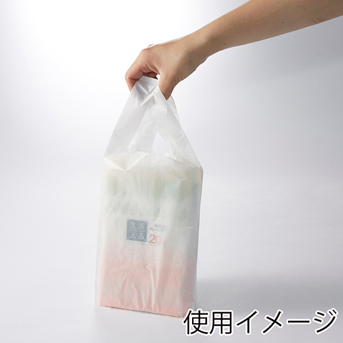 商品のお持ち帰りに！乳白色のレジ袋
