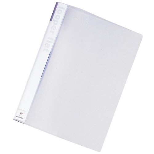 ﾙｰﾊﾟｰﾌﾗｯﾄ A4ﾀﾃ 2穴 100枚収容 乳白 1冊画像