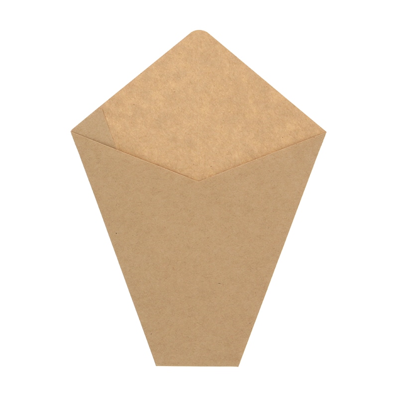 ０３０－バブルワッフル袋　茶無地画像