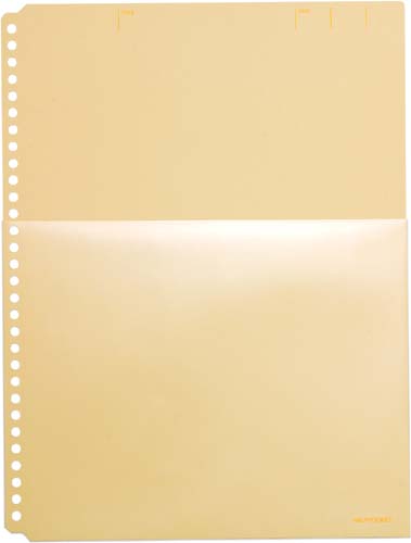 ハーフポケット厚口Ａ４Ｓ　黄画像