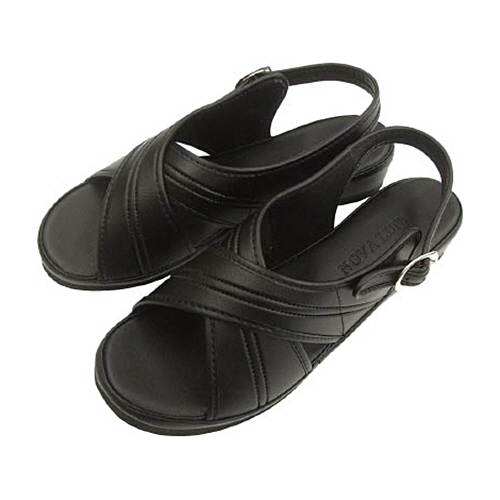 ｵﾌｨｽｻﾝﾀﾞﾙ ﾌﾞﾗｯｸ M 1足画像