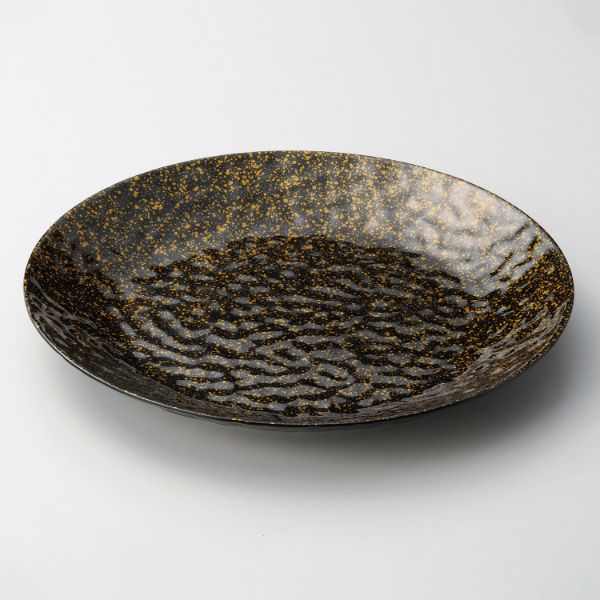 メラミン食器 M11-376 大皿 φ36 金ちらし マイン画像