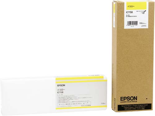 純正インク　ＩＣＹ５８　イエロー（大容量）画像