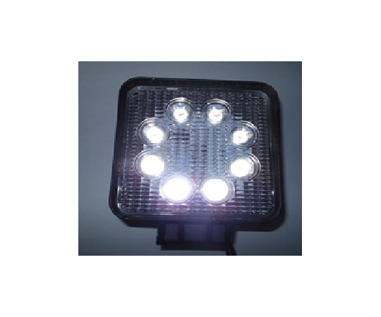 LEDワークライト 底面からのアングルで照らされている明るい光を放つデザイン