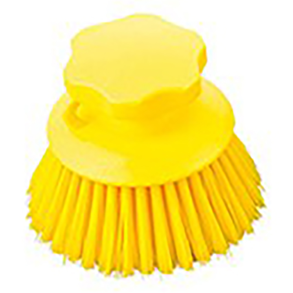 サニーフーズHACCPブラシ　ハンドブラシ　丸型　黄画像