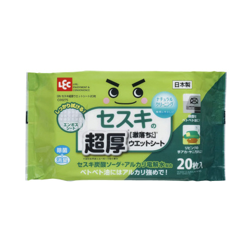 激落ちくん　セスキ超厚ウエットシート　２０枚×６画像