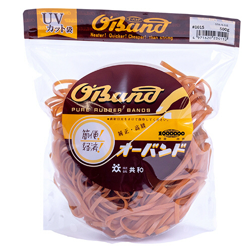 ｵｰﾊﾞﾝﾄﾞ #1015 内径254mm 500g入 透明袋 1袋画像