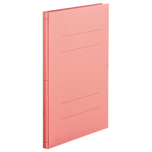 背幅伸縮ﾌﾗｯﾄﾌｧｲﾙ A4ﾀﾃ 1000枚収容 背幅13-113mm ﾋﾟﾝｸ 1冊画像