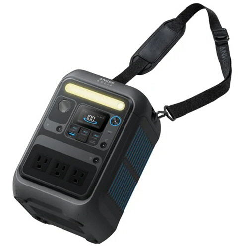 ﾎﾟｰﾀﾌﾞﾙ電源 ANKER Solix C300 Portable Power Station 288Wh ﾌﾞﾗｯｸ 1台画像