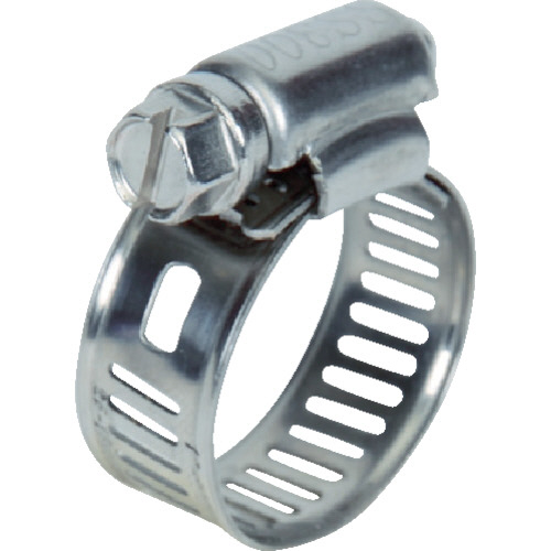 ﾎｰｽﾊﾞﾝﾄﾞ ｵｰﾙｽﾃﾝﾚｽ 普及ﾀｲﾌﾟ 最大径25mm 1箱(10個)画像