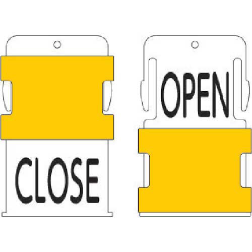 ｽﾗｲﾄﾞ表示ﾀｸﾞ OPENCLOSE (OPEN-黒文字/CL- 黒文字) 1枚画像