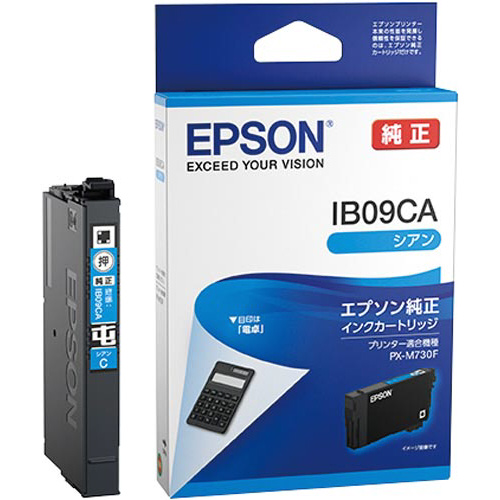 純正インクカートリッジ　ＩＢ０９ＣＡ　シアン