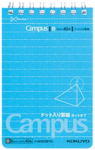 キャンパスツインリング（ドット罫）Ａ７　Ｂ罫×１０画像