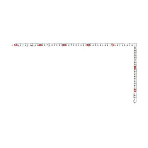 曲尺 角厚 50cm 表裏同目 JIS ｼﾙﾊﾞｰ 1本画像