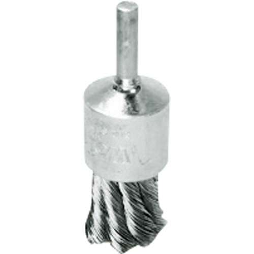 ﾜｲﾗｰﾉｯﾄ軸付ｴﾝﾄﾞﾌﾞﾗｼ 外径20×軸長20mm SUS0.35 1個画像