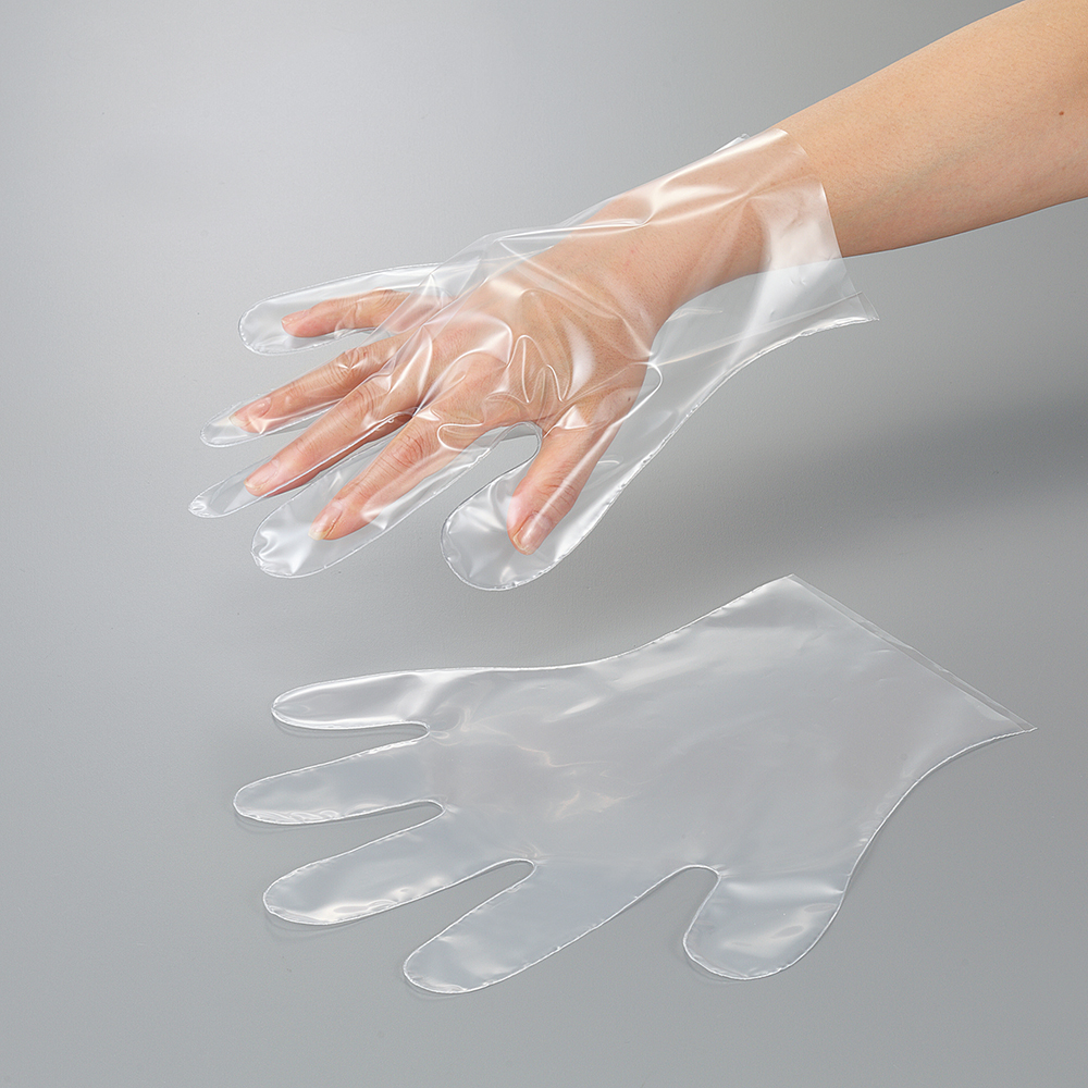 アズピュア高純度ポリエチレン手袋　50枚×2袋入画像